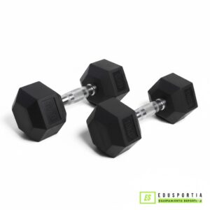 Mancuerna acero y caucho