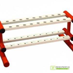 Soporte Fijo para jabalinas POLANIK. Acero.Capacidad 18 unid,