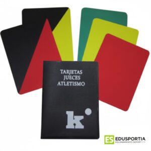 Tarjetas Jueces Atletismo. Juego 5 Uds.